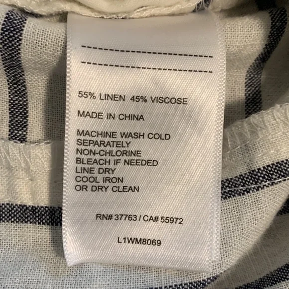 Linen and Viscose Pants by Laundry, sz 8. - Picture 4 of 10